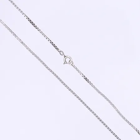 Halskedja Venezia längd 39cm bredd 2mm silver 835/1000 Vikt: 5 g