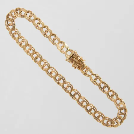 Armband Bismarck längd 20cm, bredd 6mm, 18K Vikt: 10,3 g