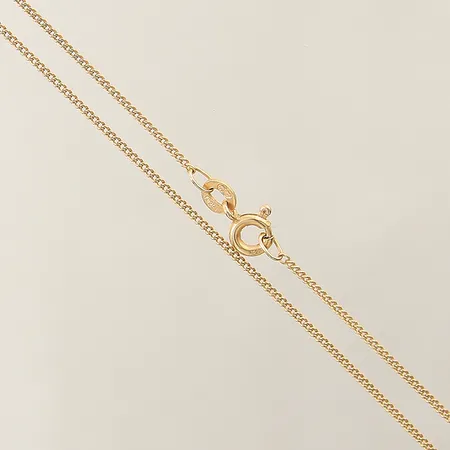 Kedja Pansar längd 40,5cm bredd 1,1mm 18K Vikt: 2,3 g