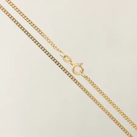 Kedja Pansar längd 46,5cm bredd 2mm 18K  Vikt: 7,1 g
