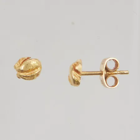 Örhängen Lapponia 6mm en snurrebuss ej original 18K 1,5g.