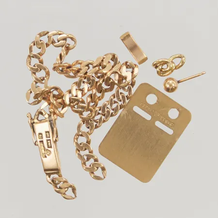 Diverse guld defekt/gravyr, 18K 12,7g.