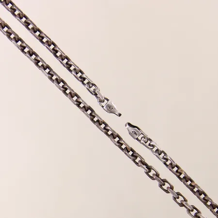 Kedja Ankar längd 49,5cm bredd 3,5cm saknar lås silver 925/1000 Vikt: 17 g