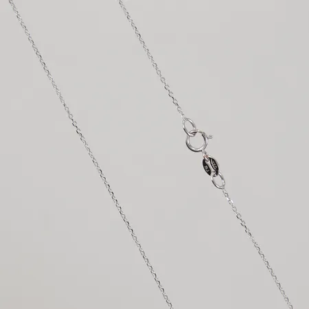 Kedja Ankar 40,5cm, bredd 0,5mm, vitguld 18K Vikt: 1,1 g