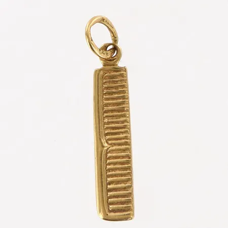 Hänge kam 21x4mm 18K. Vikt: 0,6 g