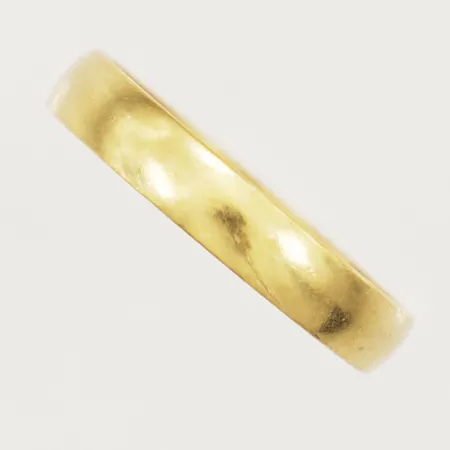 Ring slät stl:18¾ bredd 3,8mm 23K  Vikt: 4,4 g