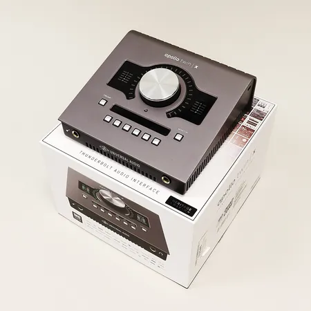 Ljudkort, Apollo Twin X Quad Heritage Edition, Thunderbolt 3, strömkabel, originalkartong.