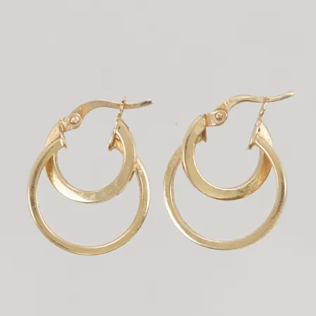 Örhängen 22mm 14K 2,3g.