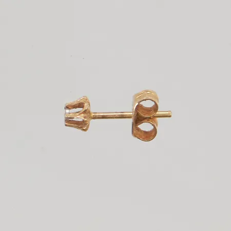 Omaka örhängediamant ca 0,01ct 4mm 18K 0,4g.