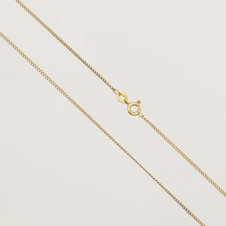 Kedja Pansar längd 49,5cm bredd 1,2mm 18K Vikt: 3 g