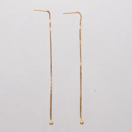 1 par örhängen längd 10cm, 18K Vikt: 2,3 g