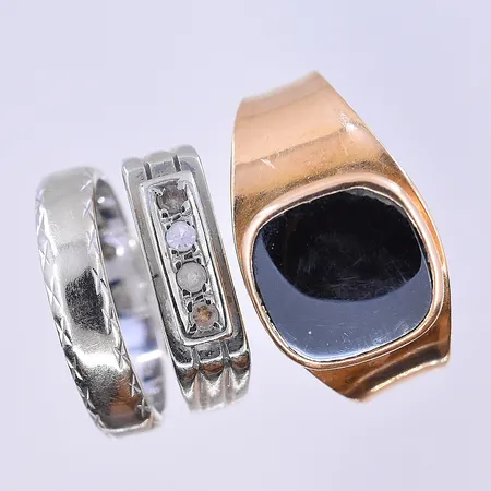Ringar, 18K. Vikt: 11 g