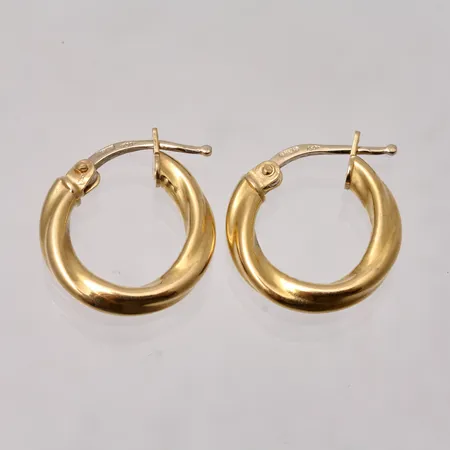 Örhängen Ø15,6mm, bredd 3mm, 18K, 1,75g.