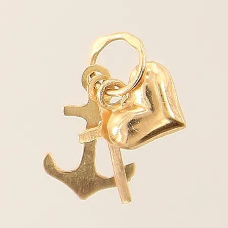 Hänge tro hopp och kärlek 14x8mm 18K Vikt: 0,3 g