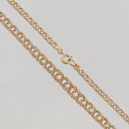 Collier Bismarck 44cm bredd 3-4mm 18K 7,8g.