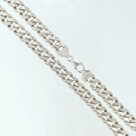 Kedja Pansar längd 51,5cm bredd 12,5mm Italy silver 925/1000 Vikt: 159,2 g