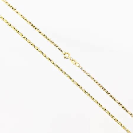 Kedja längd 45cm, bredd 1,5mm, 18K  Vikt: 4,9 g
