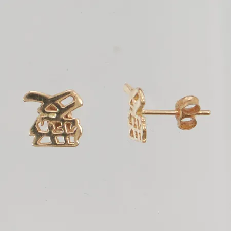 Örhängen 7mm 18K 0,7g.