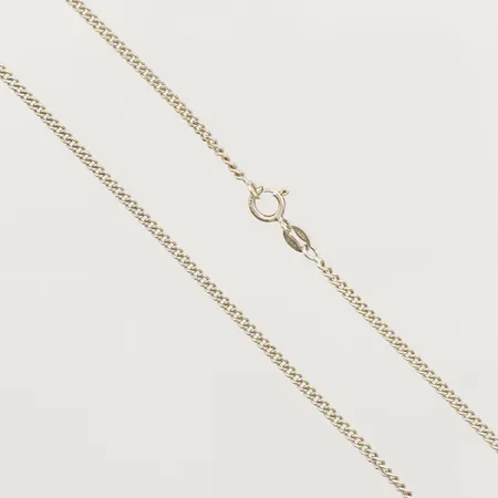 Kedja Pansar längd 43,5cm bredd 2,1mm, GHA 925/1000 silver  Vikt: 4,8 g