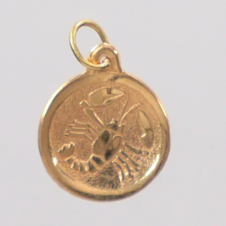 Hänge Skorpionen, Ø12,2mm, 18K Vikt: 0,7 g