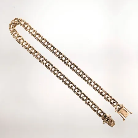 Armband bismark . Längd: 18cm. Bredd: 4.6mm. 18k Vikt: 7,9 g