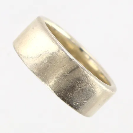 Ring slät stl:19½, bredd ca 14mm, repor, silver 925/1000 Vikt: 11,6 g