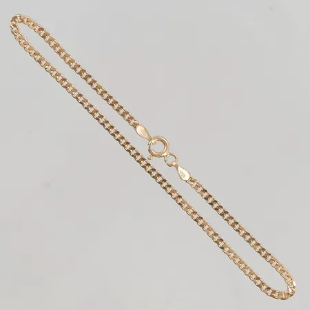 Armband pansar 18,5cm bredd 2,1mm 18K 1,5g.