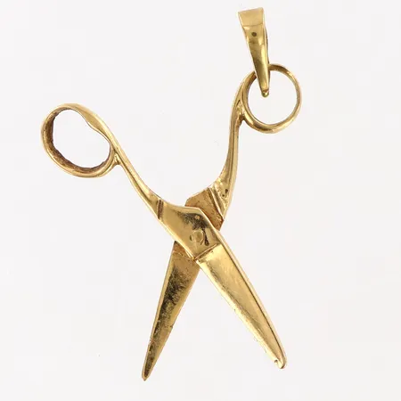 Hänge sax 31x10mm 18K. Vikt: 1,2 g