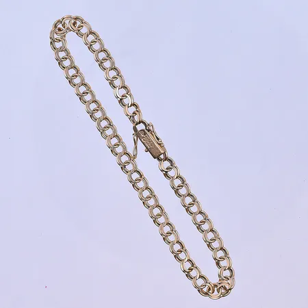 Armband Bismarck längd 20 cm, bredd 5 mm 18K. Vikt: 7,2 g