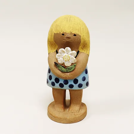 Figurin Lisa Larson Eva, höjd 20cm, stämpelmärkt i botten, Gustavsberg.