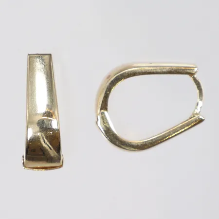 Ett par Örhängen creolmodell 14x17mm 14K Vikt: 2,7 g