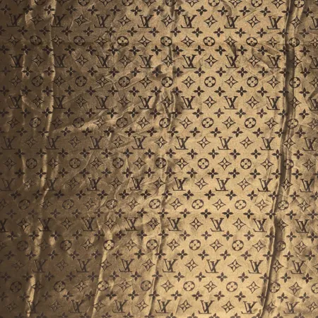 Sjal Louis Vuitton Monogram Shine Shawl, blandning av siden, viskos, ull, polyester, 142x142cm, M75122, datumkod RT0134, kvitto 2014, trådtragning, kartong Vikt: 0 g