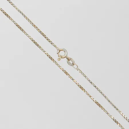 Kedja Venezia längd 39cm, bredd 1mm, vitguld, 18K Vikt: 3,6 g