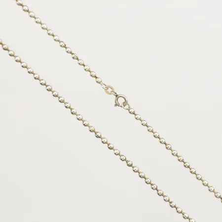 Kedja Kullänk längd 42,5cm bredd 3mm 925/1000 Silver  Vikt: 11 g