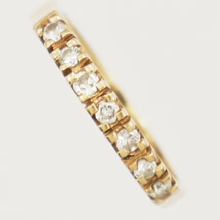 Ring med diamanter totalt 0,28ct enligt gravyr stl:18½ bredd 2,9mm 18K  Vikt: 3,2 g