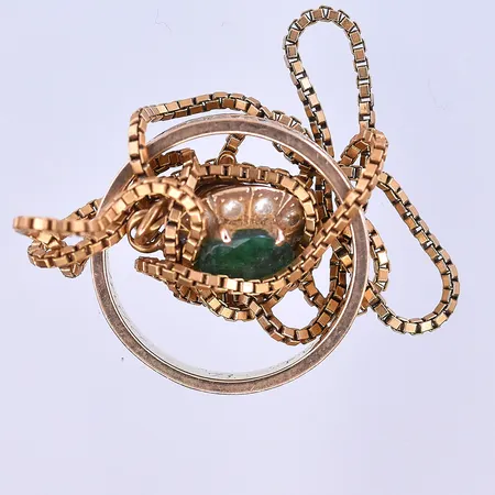 Diverse guld, 18K. Vikt: 10,4 g