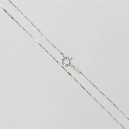 Kedja Venezia längd 40,5cm, bredd 1mm, italienska stämplar, silver 925/1000 Vikt: 1,7 g