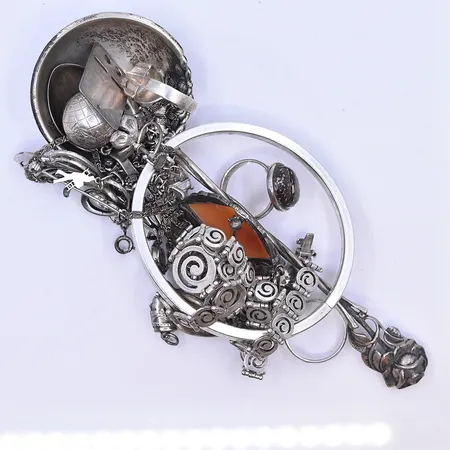 Diverse silver, 830/1000. Vikt: 148,5 g