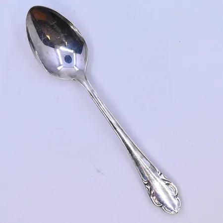 6 skedar modell Haga längd 12,5 cm silver 830/1000. Vikt: 87,9 g
