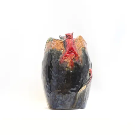 Vas Fladdermöss Jugend, Michael Andersen & Son, höjd 16cm, Ø7cm, Danmark, nagg, smärre slitage