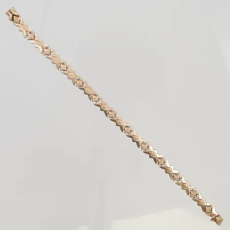 Armband 20,5cm länk med defekter, 18K 12,8g.