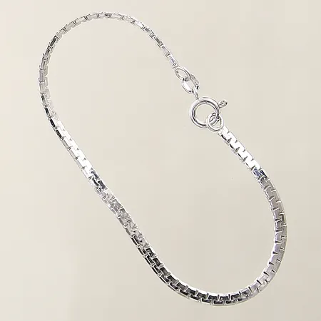Armband halvstel Balestra längd 18cm bredd 2,9mm silver 925/1000 Vikt: 4,2 g