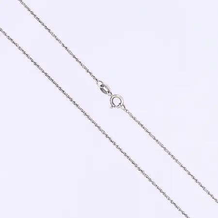 Halskedja ankarlänk längd 40cm bredd 2mm silver 925/1000 Vikt: 1,7 g