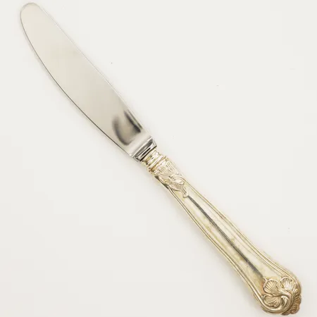 En Bordskniv modell Sachsisk längd 18,5cm, Cohr, Danmark, blad i rostfritt stål, silver 830/1000, bruttovikt: 61,2g.