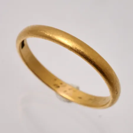 Ring stl: 19¾, defekt gravyr, 23K, 3,93g.