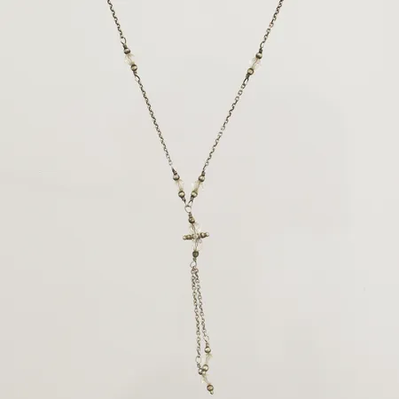 Collier med plaststenar 42mm bredd 1,5mm hänge 55mm 925/1000 silver Vikt: 3,5 g