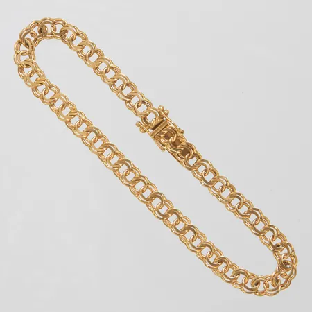 Armband Bismarck 19cm, bredd 5mm, 18K Vikt: 9,2 g