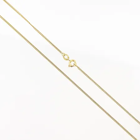 Kedja Pansar längd 46,5mm, 1mm, 18K Vikt: 3,8 g