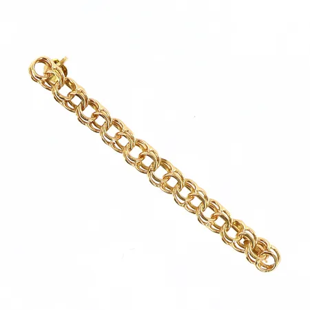 Brosch Bismarck 48x4mm 18K. Vikt: 2,5 g