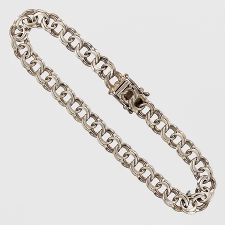 Armband Bismarck längd ca 19cm, bredd ca 6mm, 925/1000 silver Vikt: 10,5 g